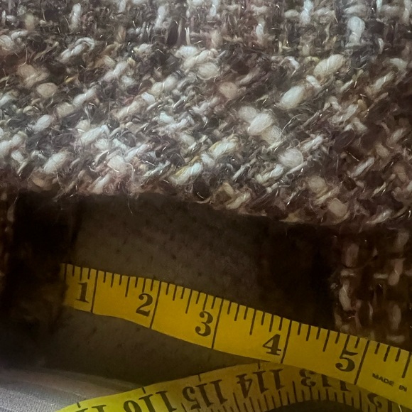 Vintage Cynthia Rose tweeted blazer jacket with mink fur trim. - Picture 10 of 10